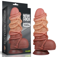 Dildo z Przyssawką Silikonowy Dual Layered Platinum Silicone Cock With | 100% ORYGINAŁ| DYSKRETNA PRZESYŁKA